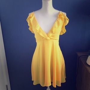 Oh My Love London Frill Front Skater Dress Size M